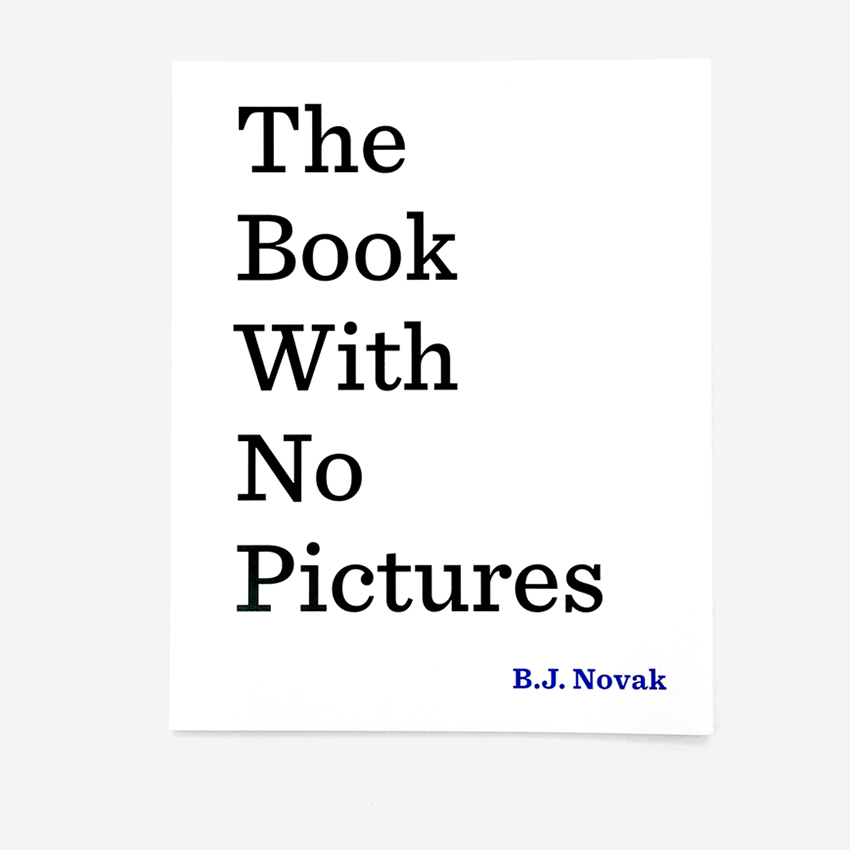The Book With No Pictures