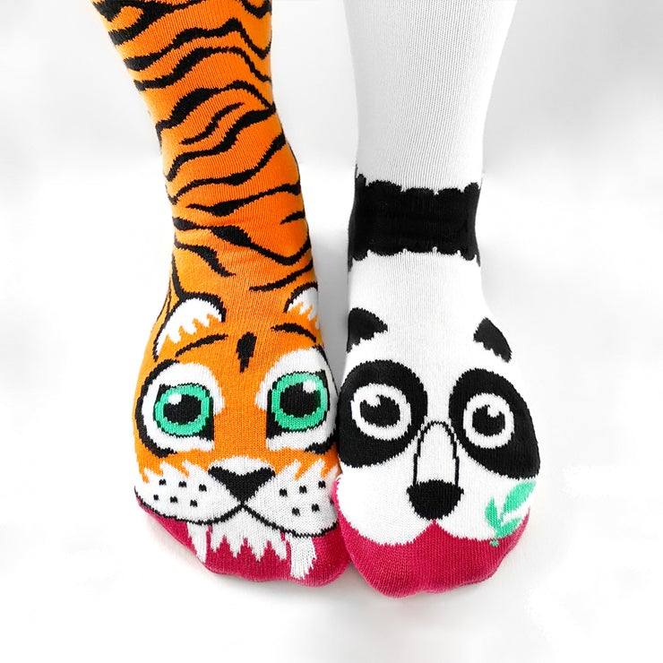 Tiger &amp; Panda Socks