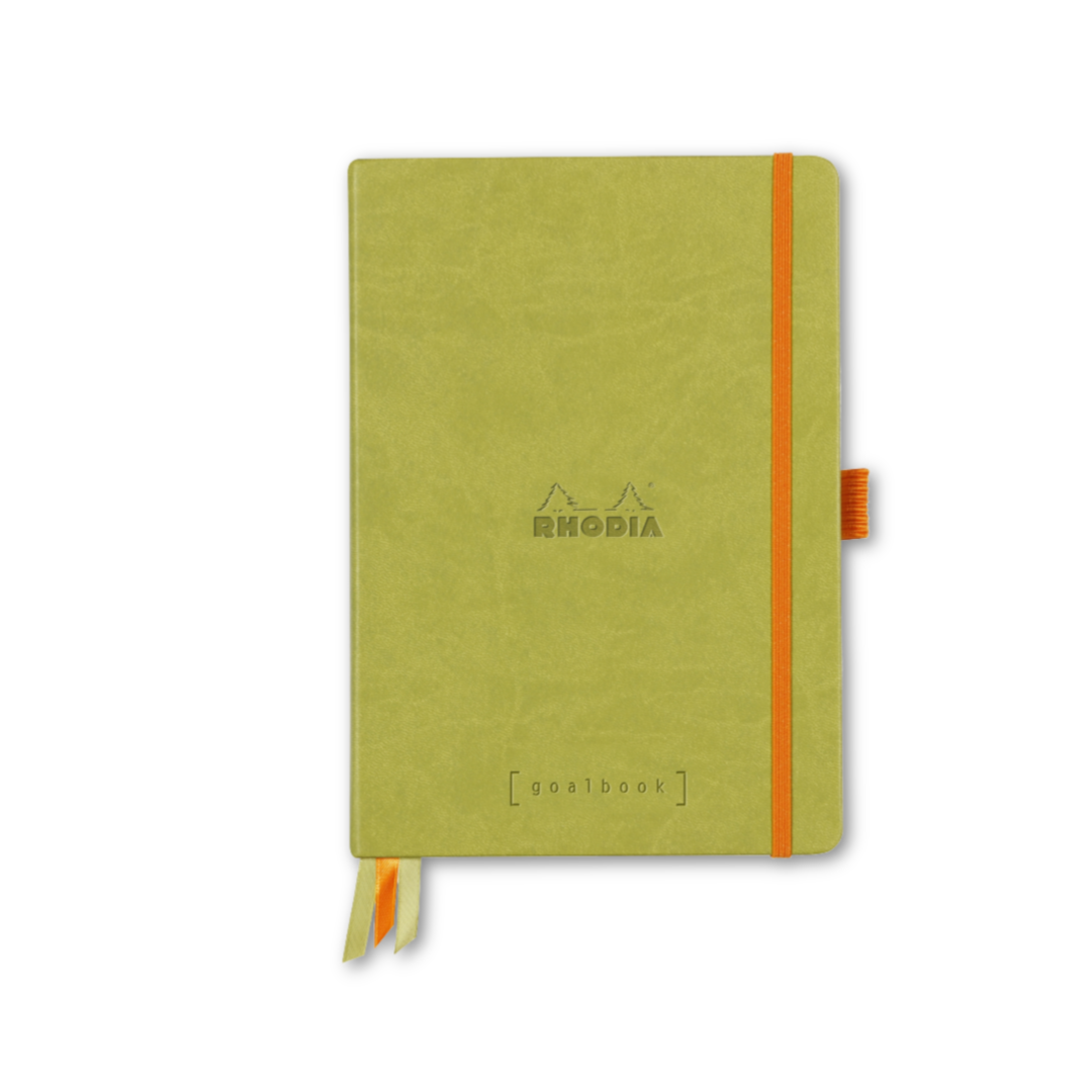 Rhodia Hardcover Dot Bullet Journal - Chartreuse