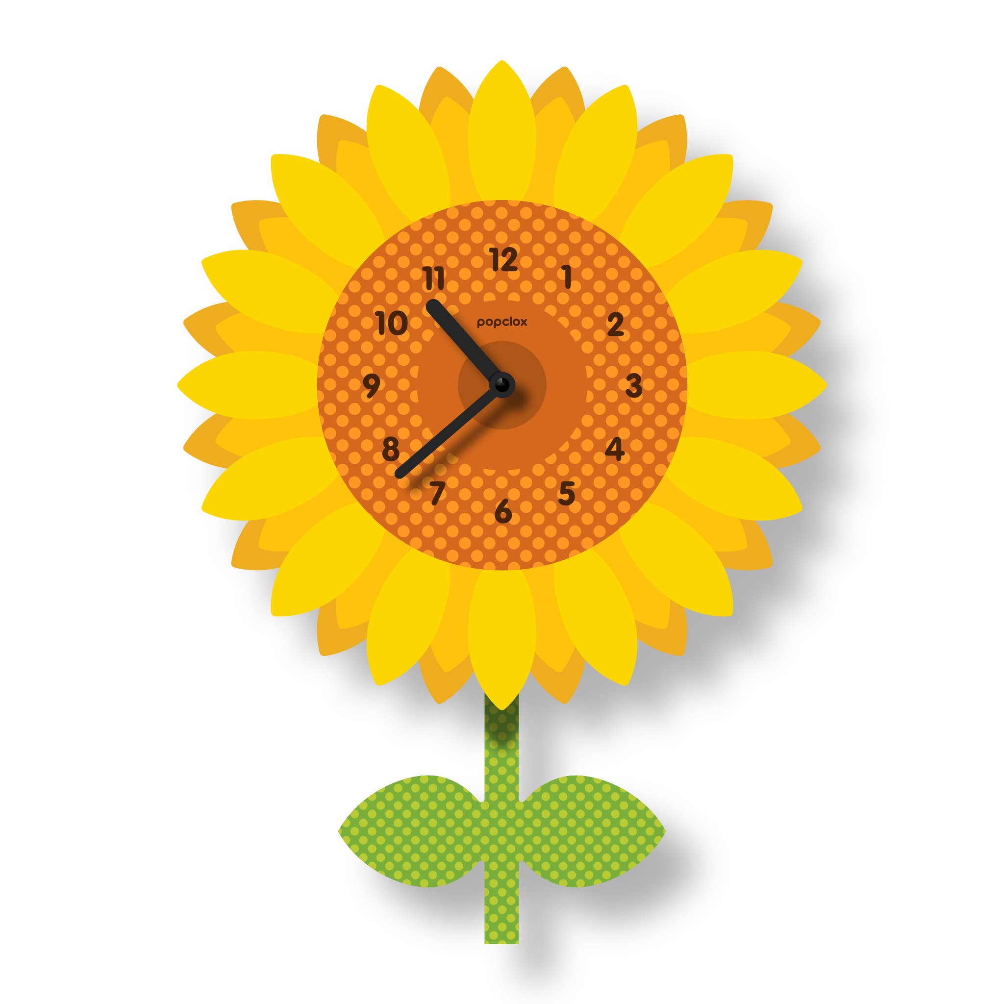 Sunflower Pendulum Clock