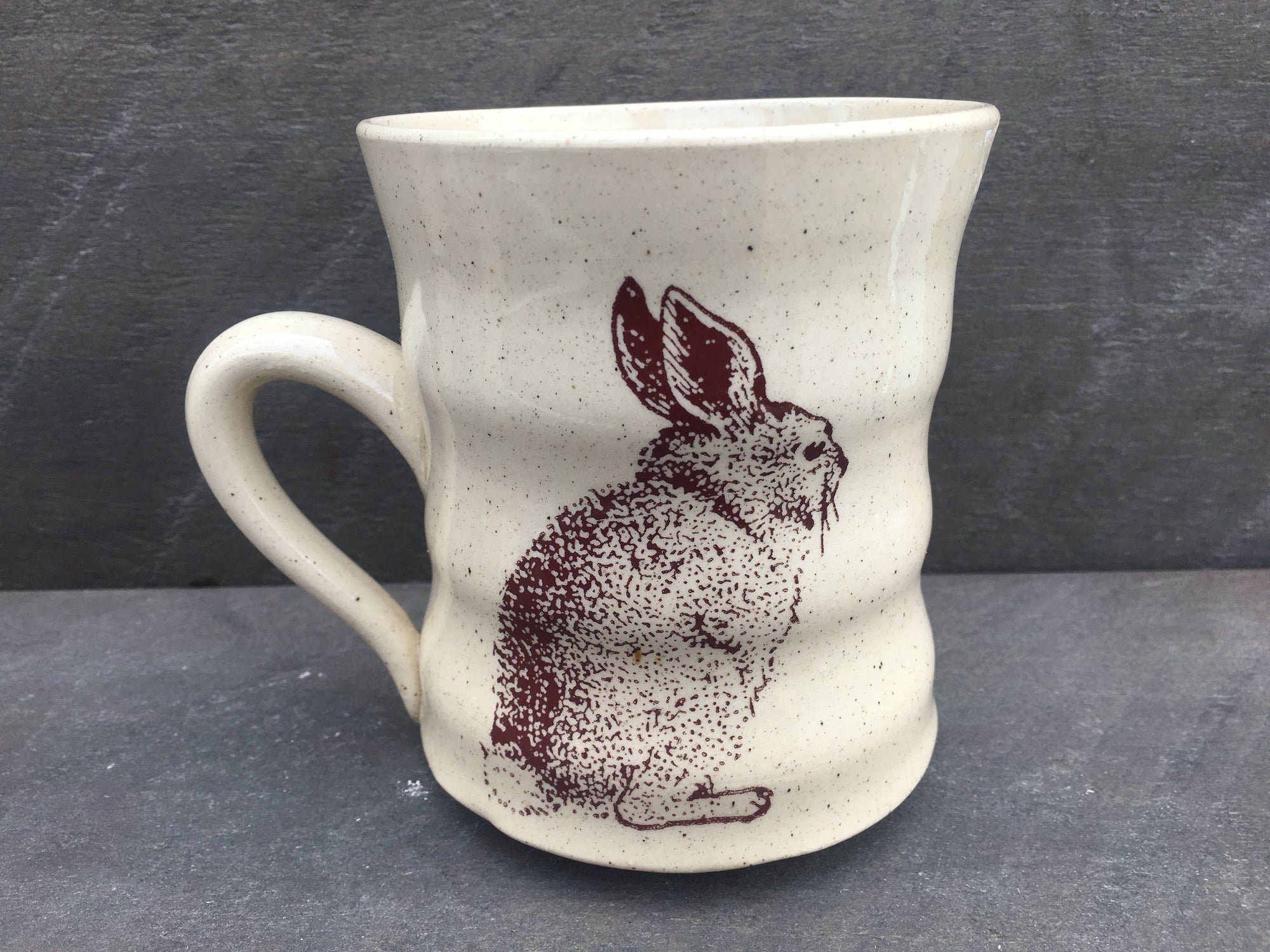 Contemplative Bunny Mug