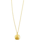 Puffy Square Vermeil Necklace