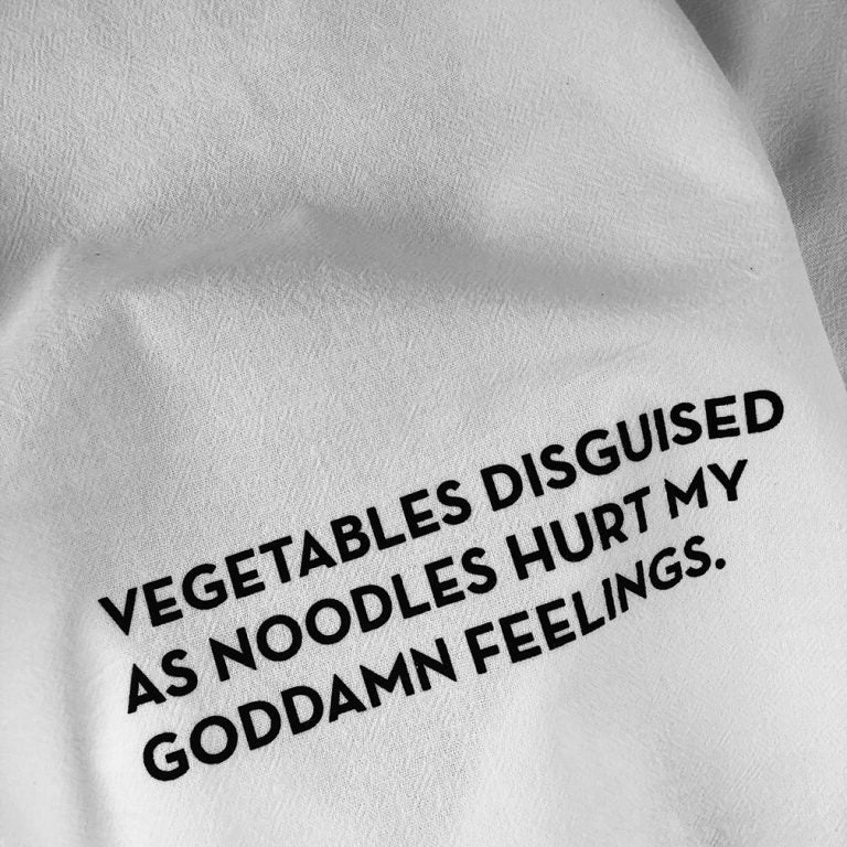 Textual Tea Towel