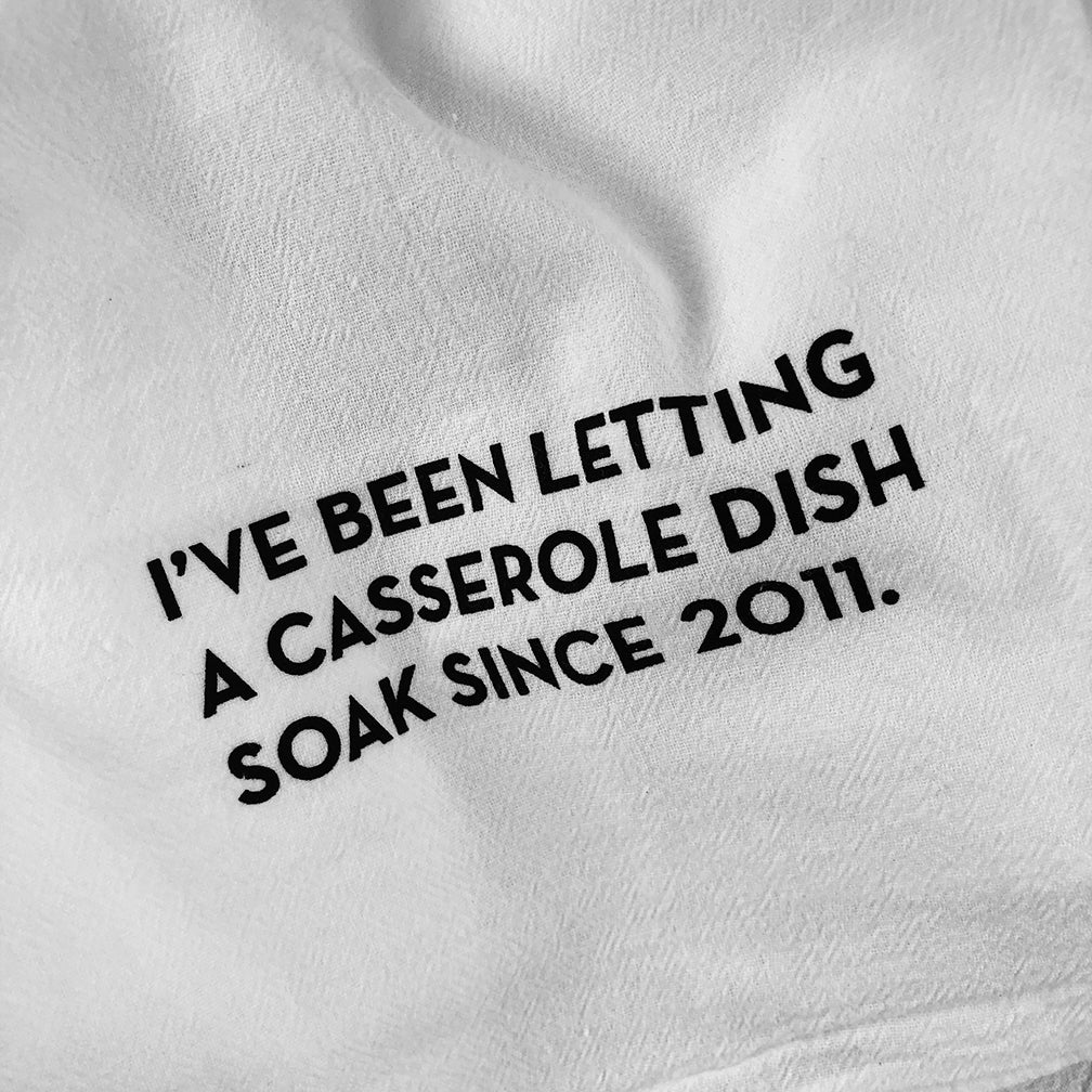 Textual Tea Towel