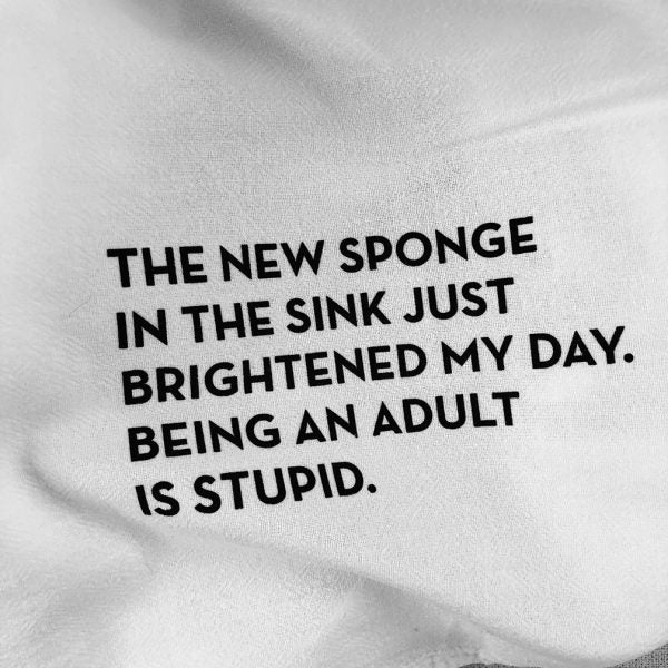 Textual Tea Towel