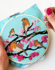 Spring Birds Embroidery Kit