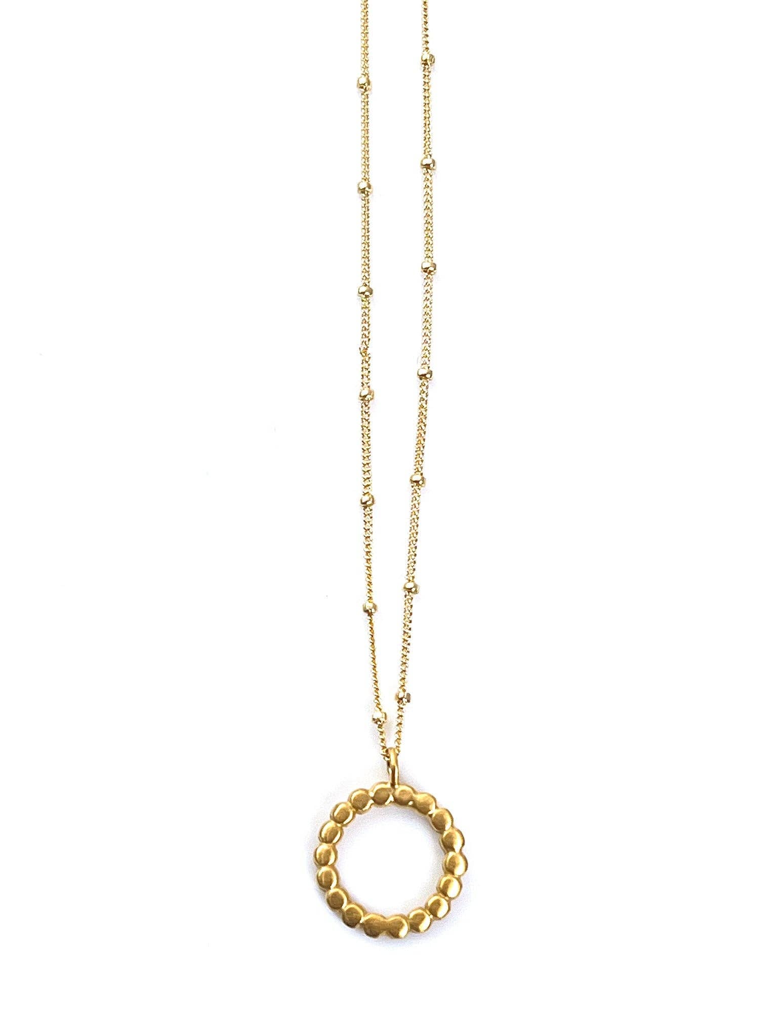 Beaded Circle Necklace