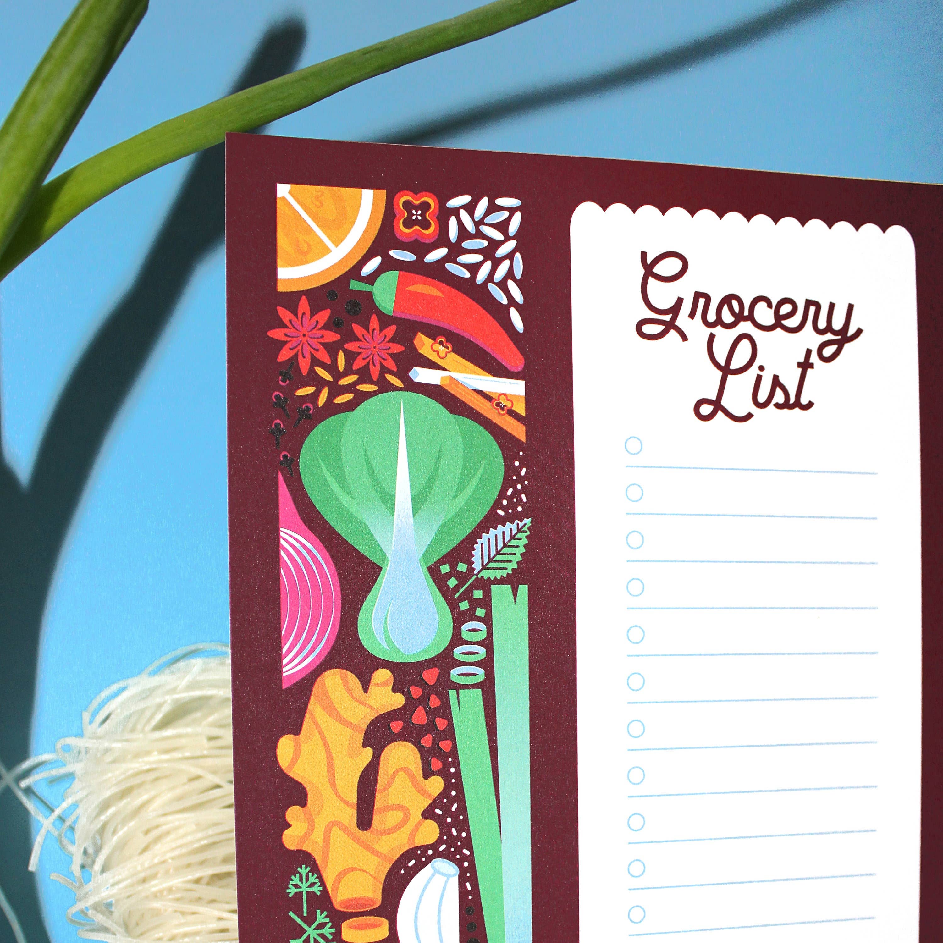 Asian Foods Grocery Pad