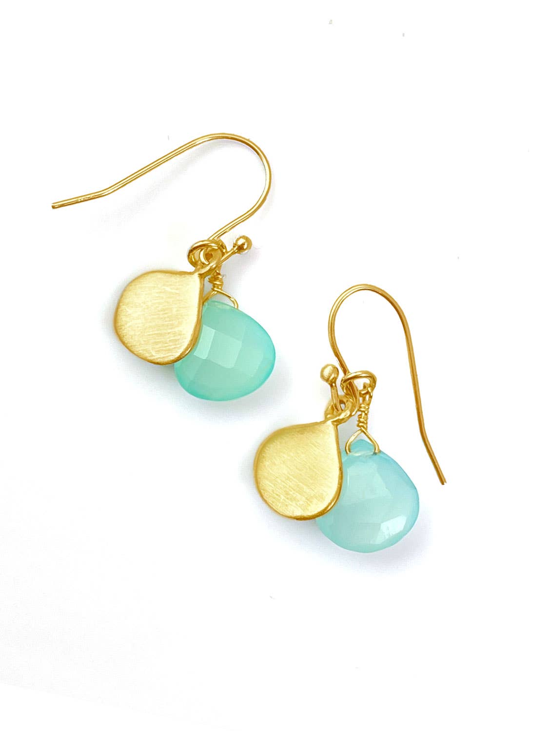 Petal W. Chalcedony Earrings