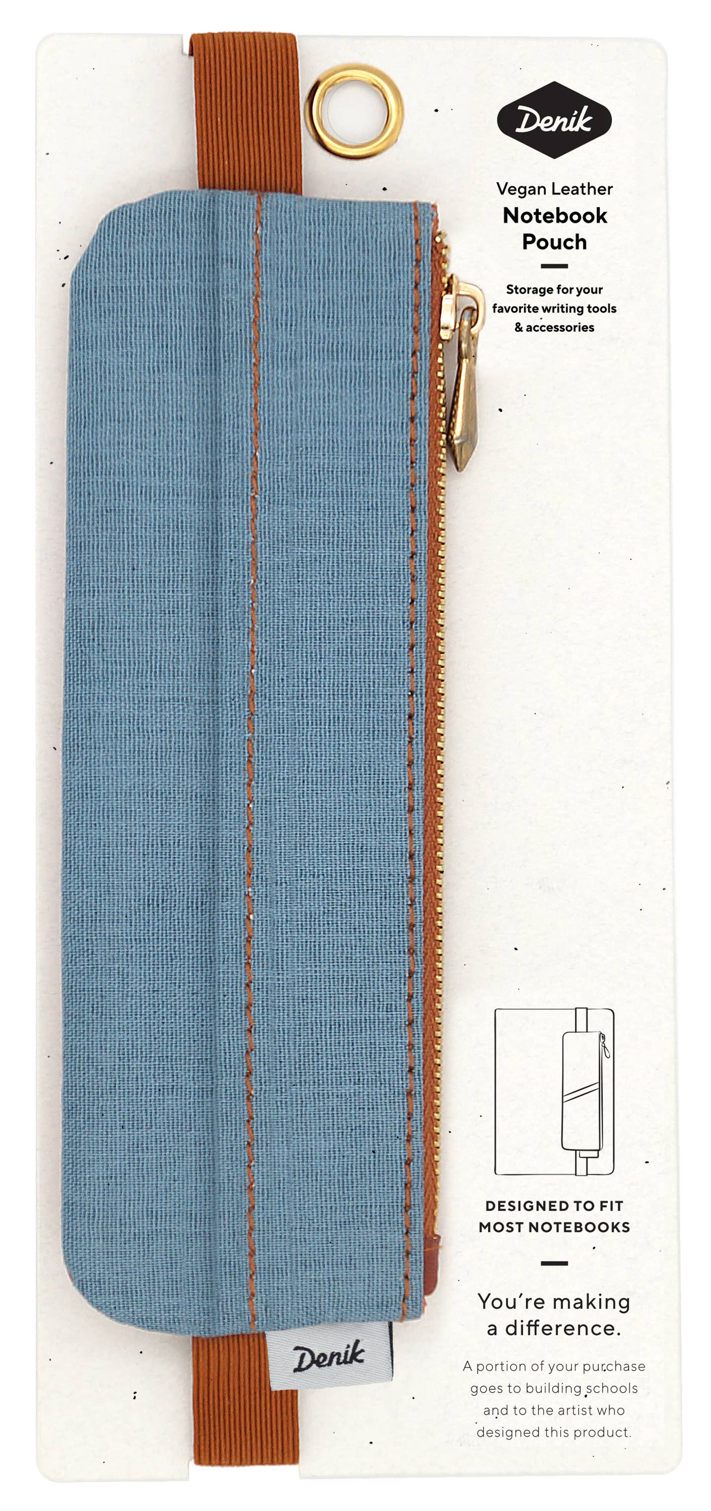 Denim Notebook Pouch