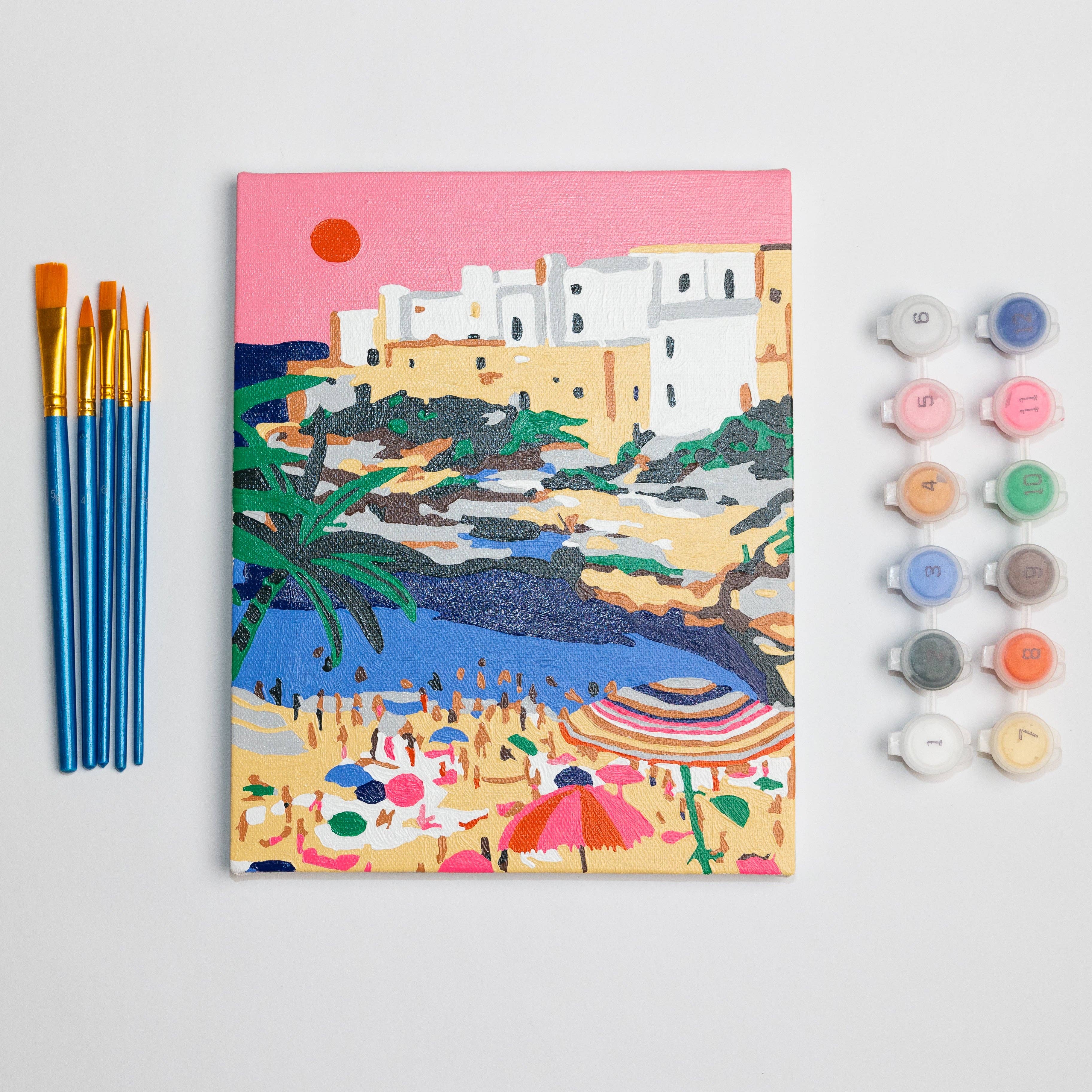 Italian Summer Mini Paint by Numbers Kit