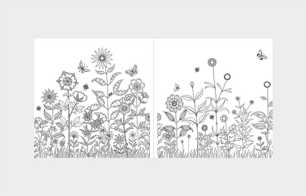 Secret Garden Miniature Coloring Book