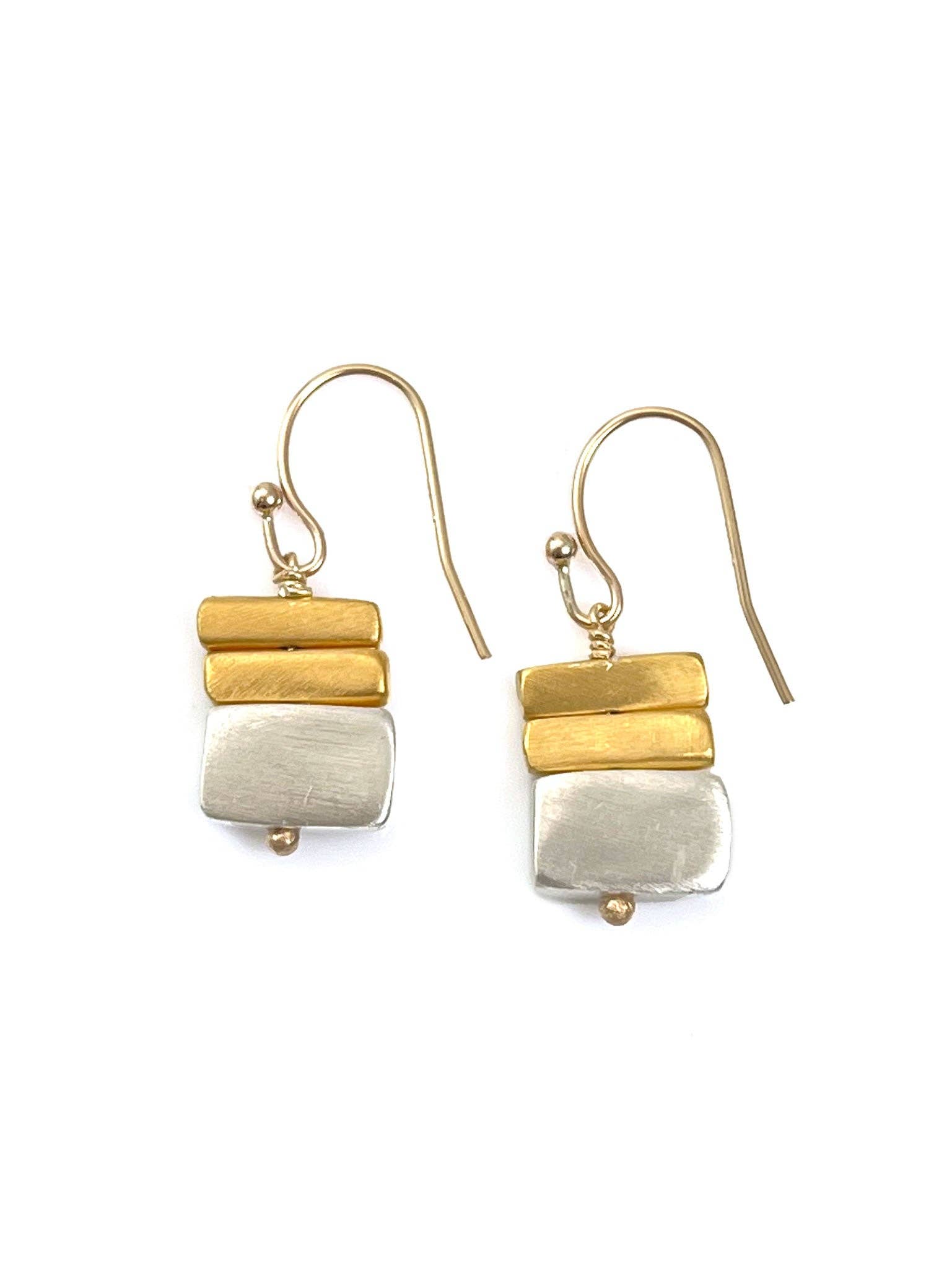 Stacked Bars Earrings
