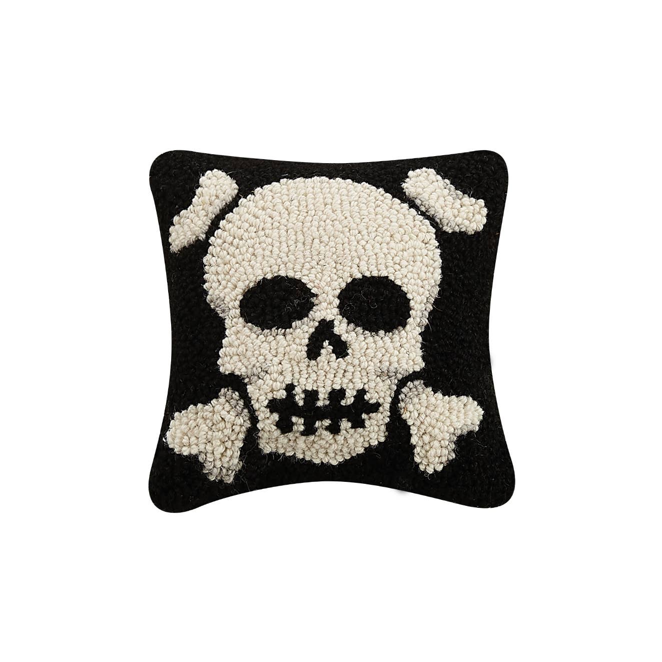 Skull with Crossbones Hook Pillow