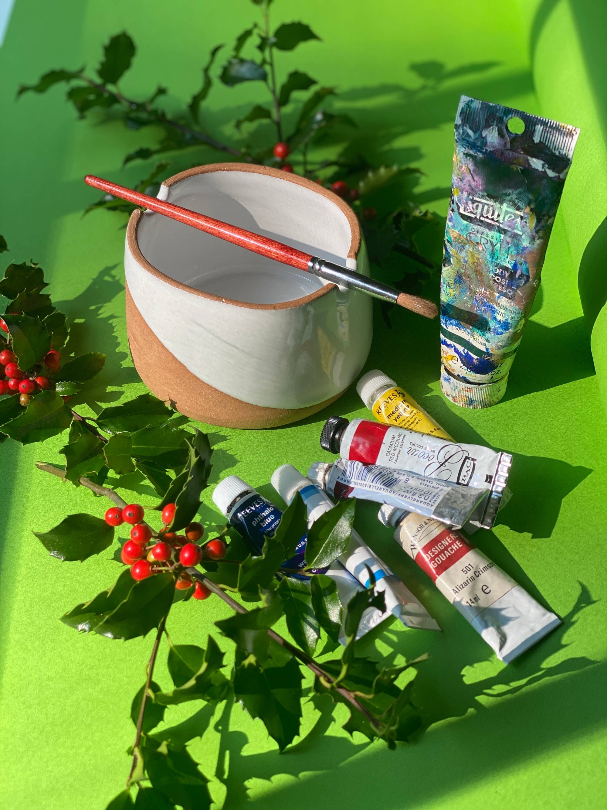 Ceramic Paint Rinse Cup