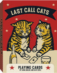 Last Call Cats Playing Cards