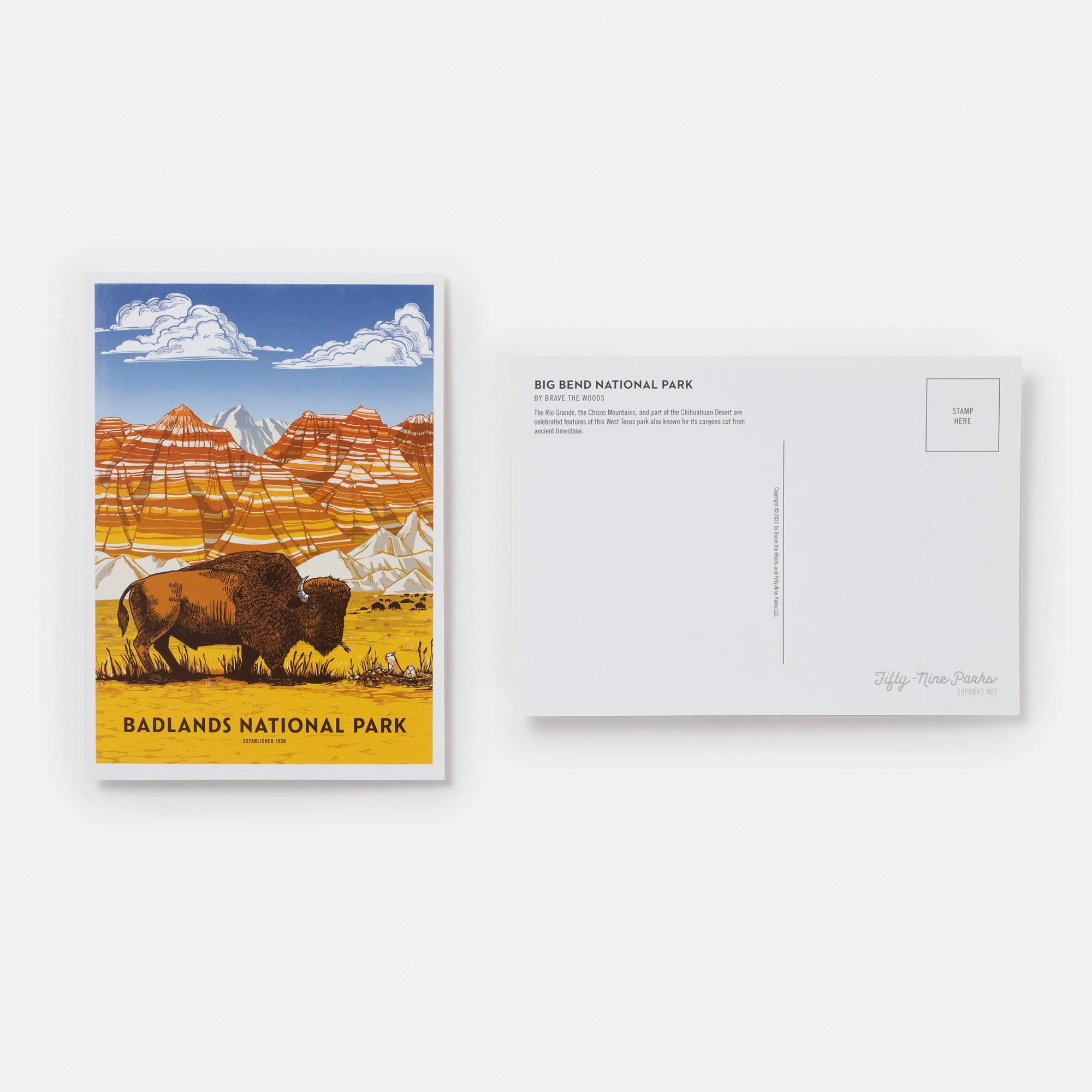 National Parks Postcard Set