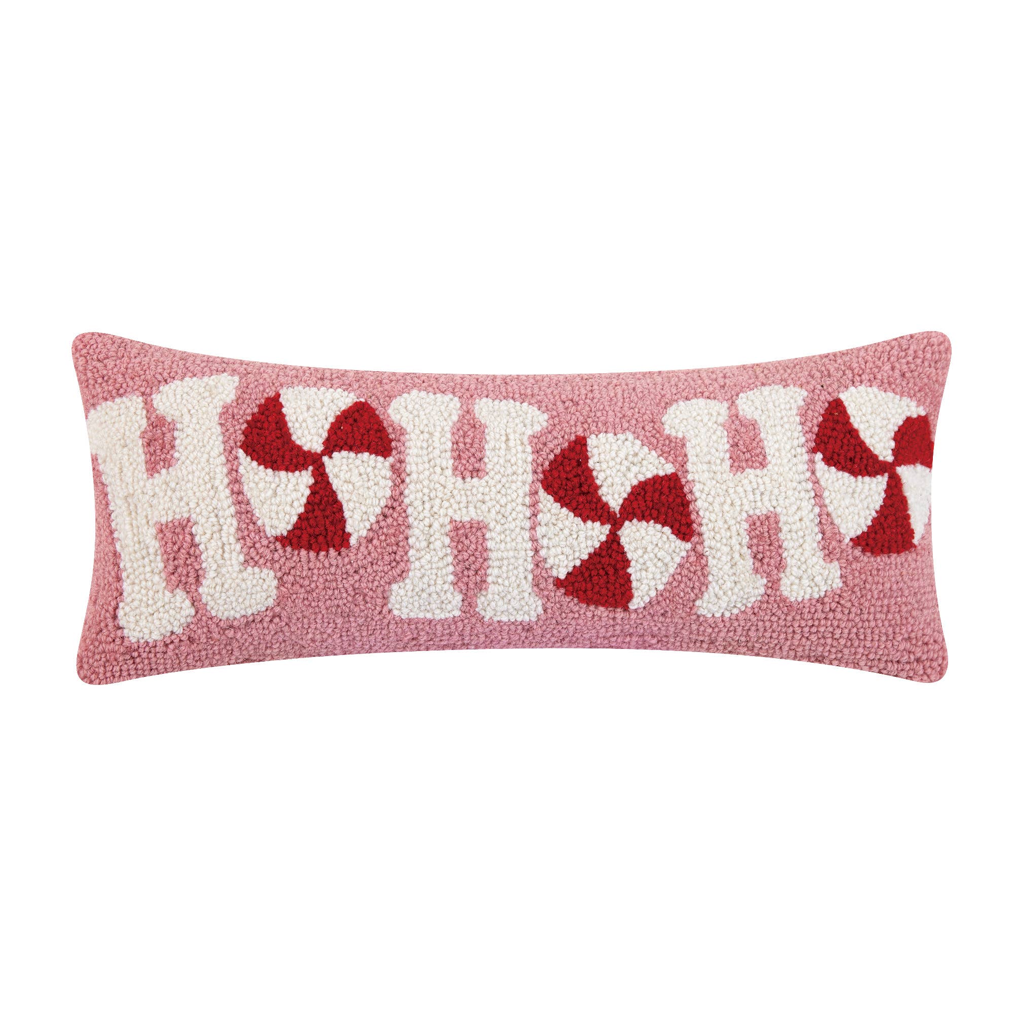 Candycane HoHoHo Pillow