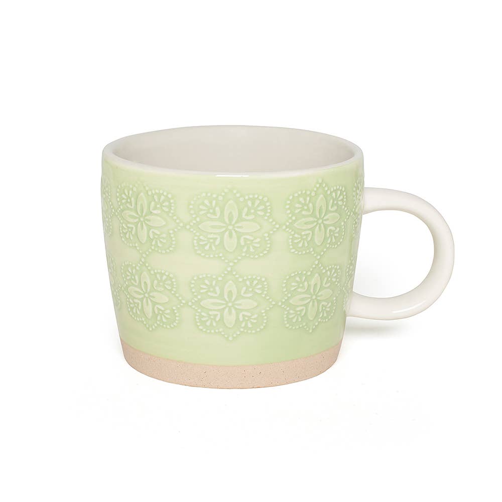 Nadiya Green Diamond Mug