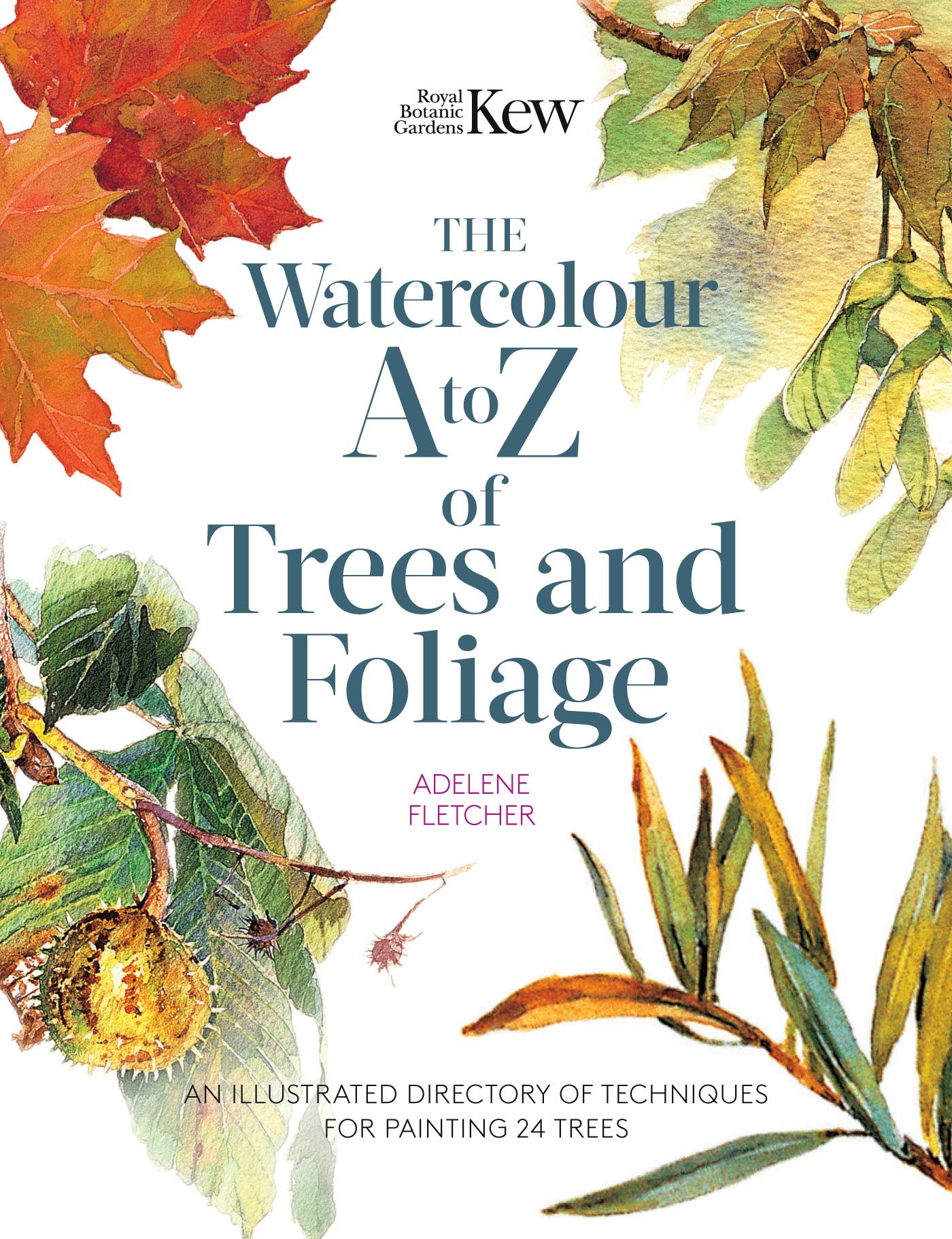 Watercolor A to Z of Trees and Foliage