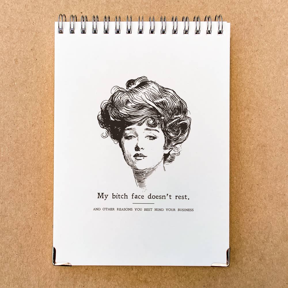 Bitch Face Notebook