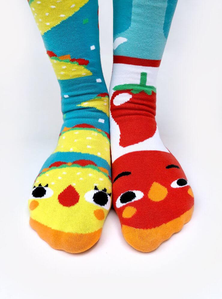 Taco &amp; Hot Sauce Socks