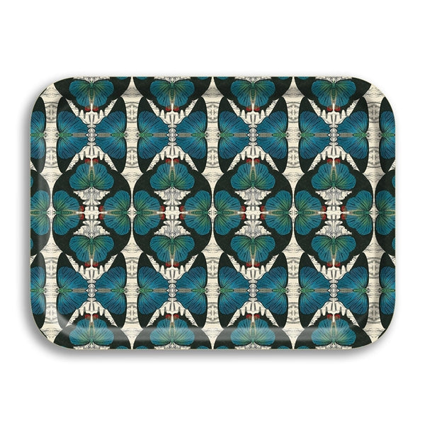 Blue Butterfly Small Serving Tray