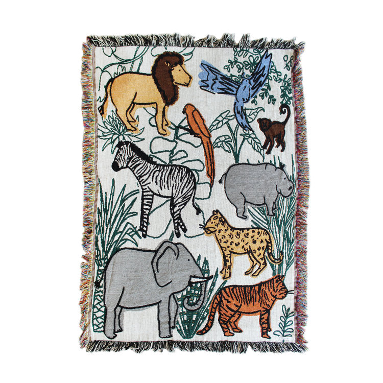 Into the Jungle Mini Throw