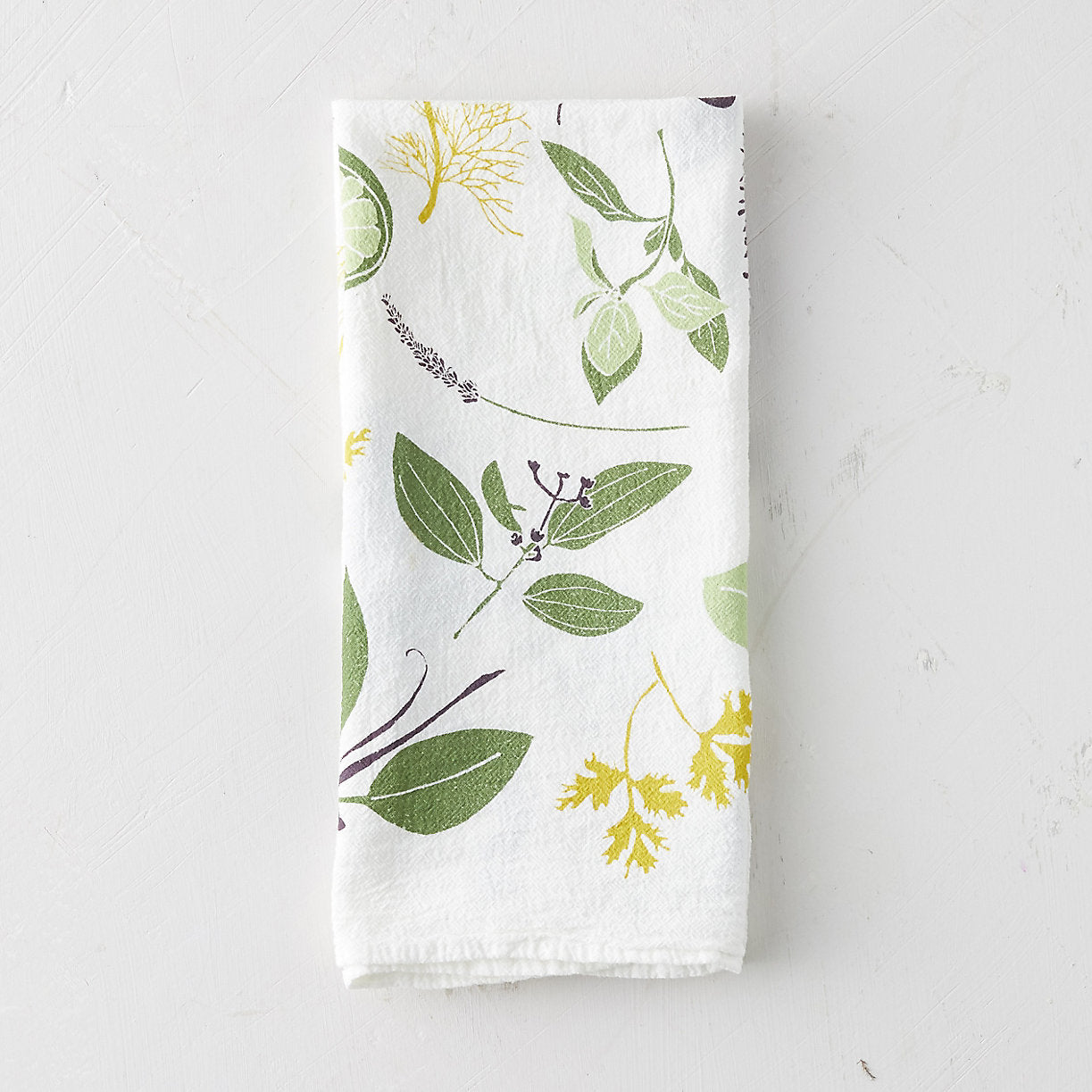 Cocktail Herbs Flour Sack Towel