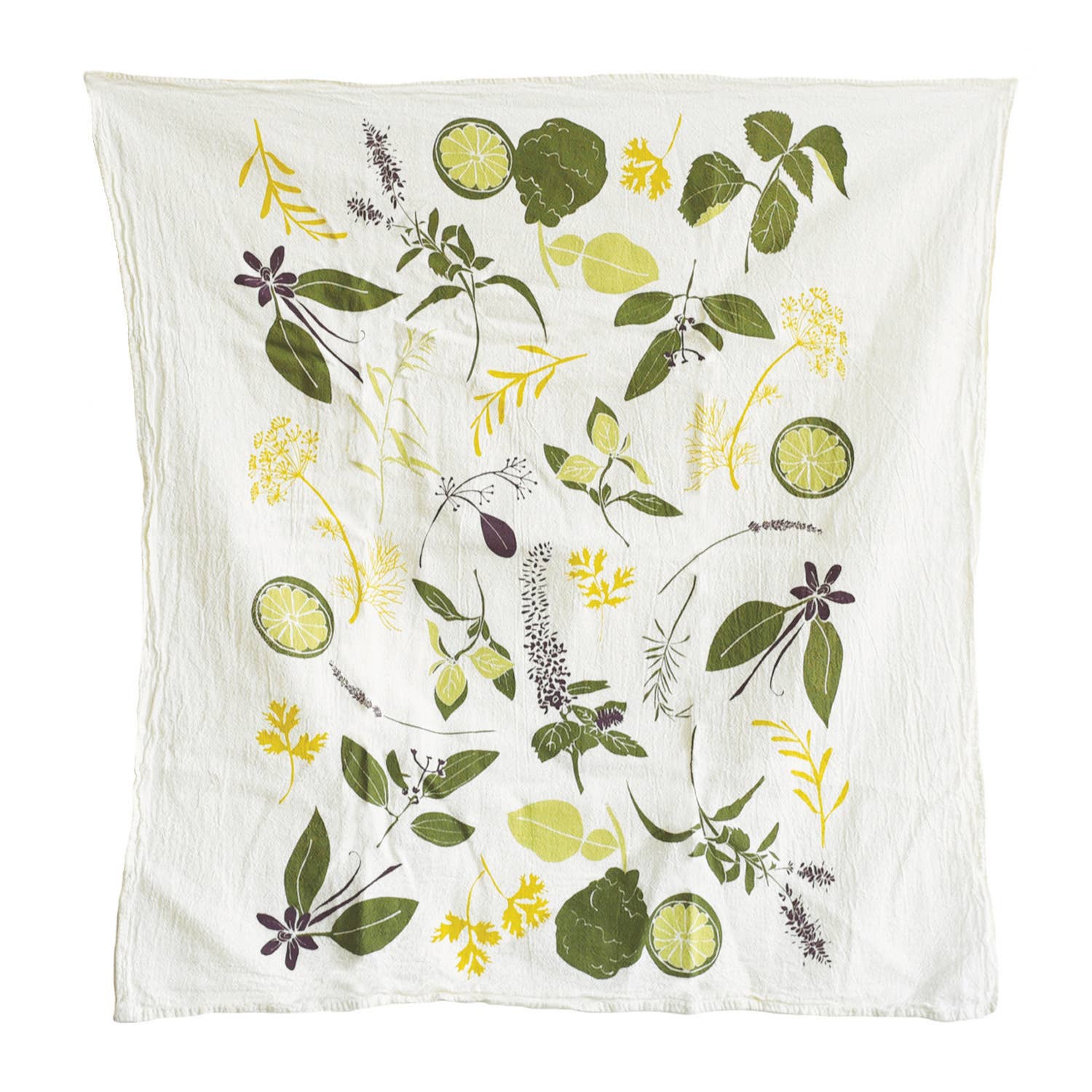 Cocktail Herbs Flour Sack Towel