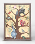 Critter Tree Mini Art Canvas
