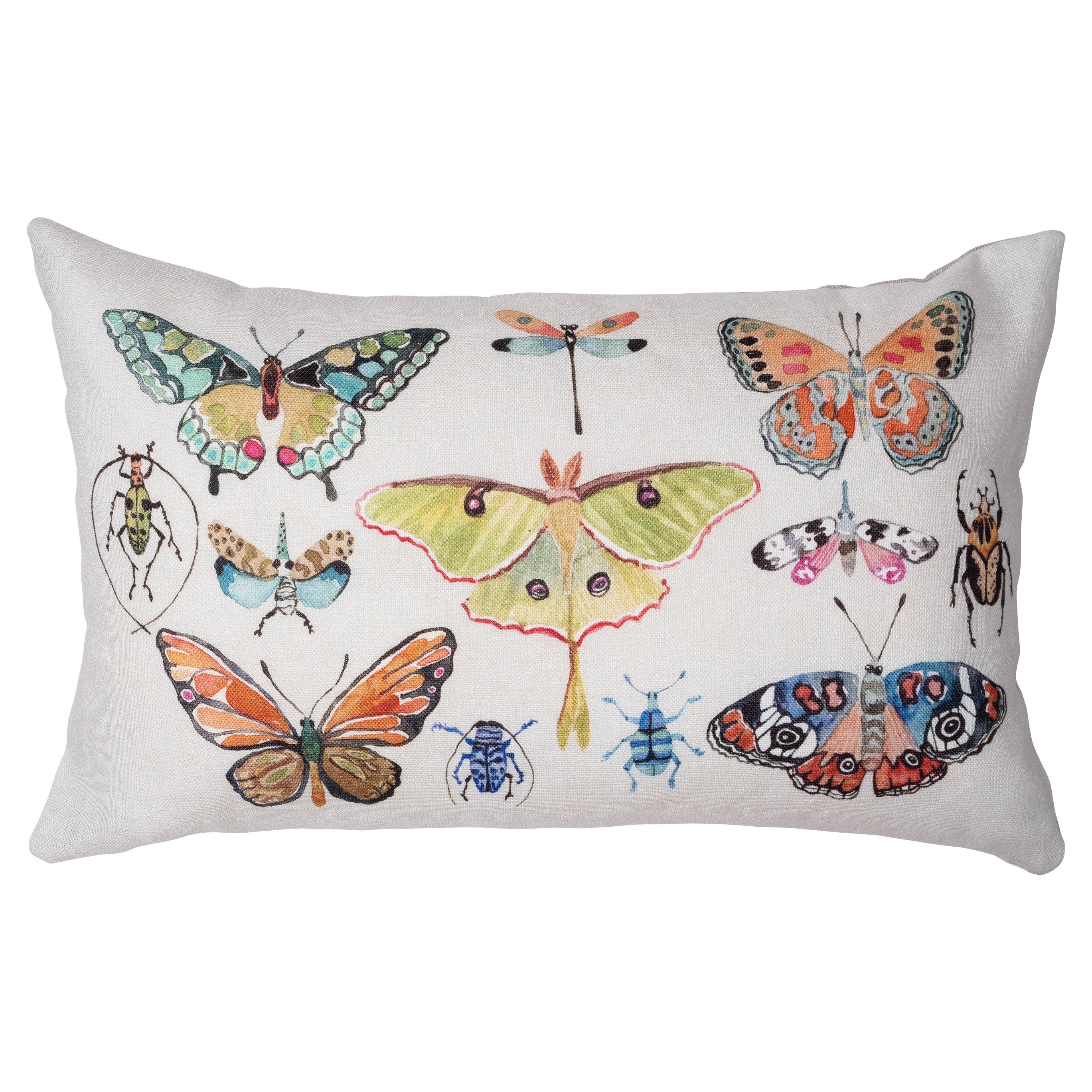 Butterflies &amp; Bugs Pillow