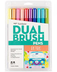 Dual Brush Pen Set - Retro