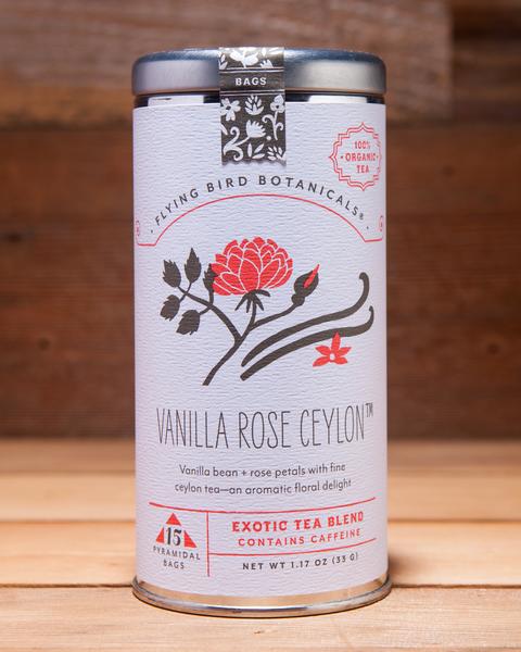 Organic Black Tea: Vanilla Rose Ceylon