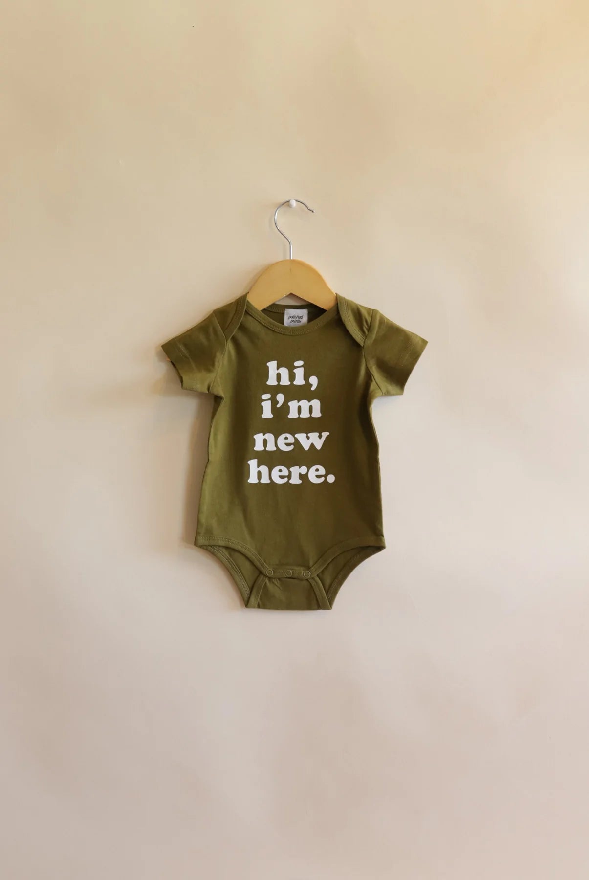 Hi, I&#39;m New Here Onesie