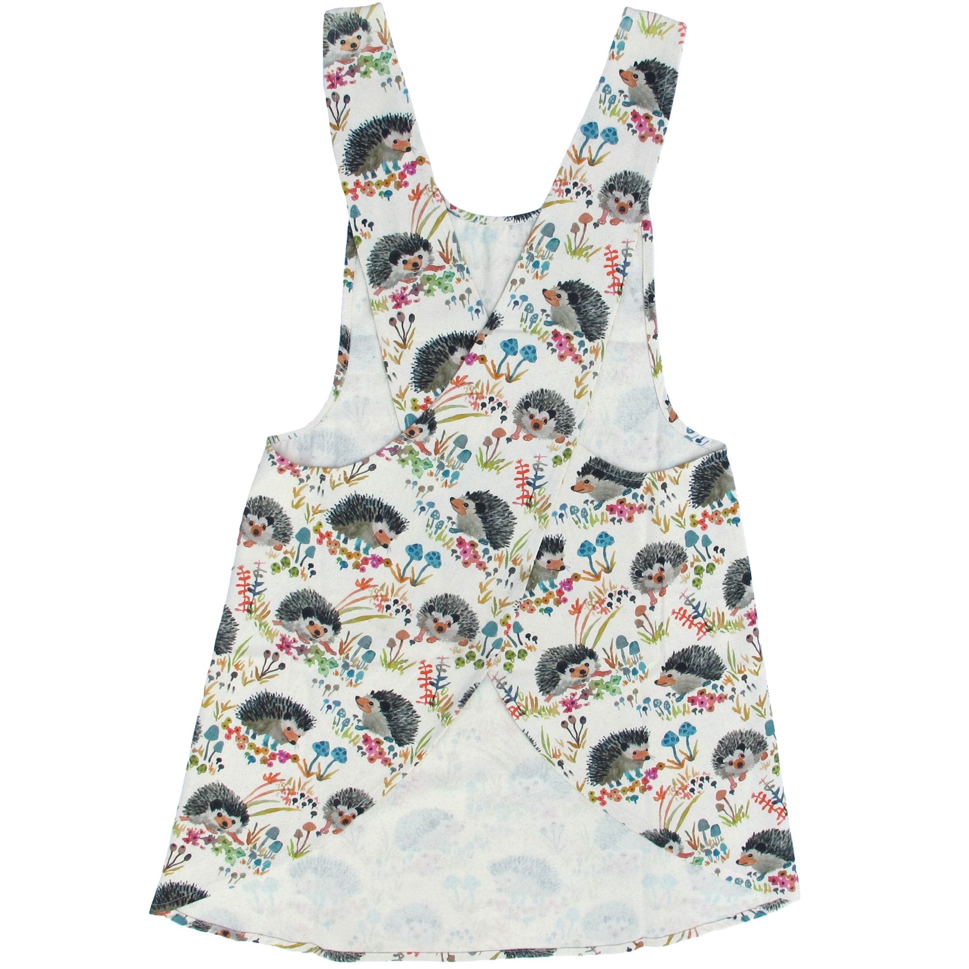 Hedgehog Cotton Pinafore Apron