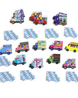 Trucks and a Bus Memory Game