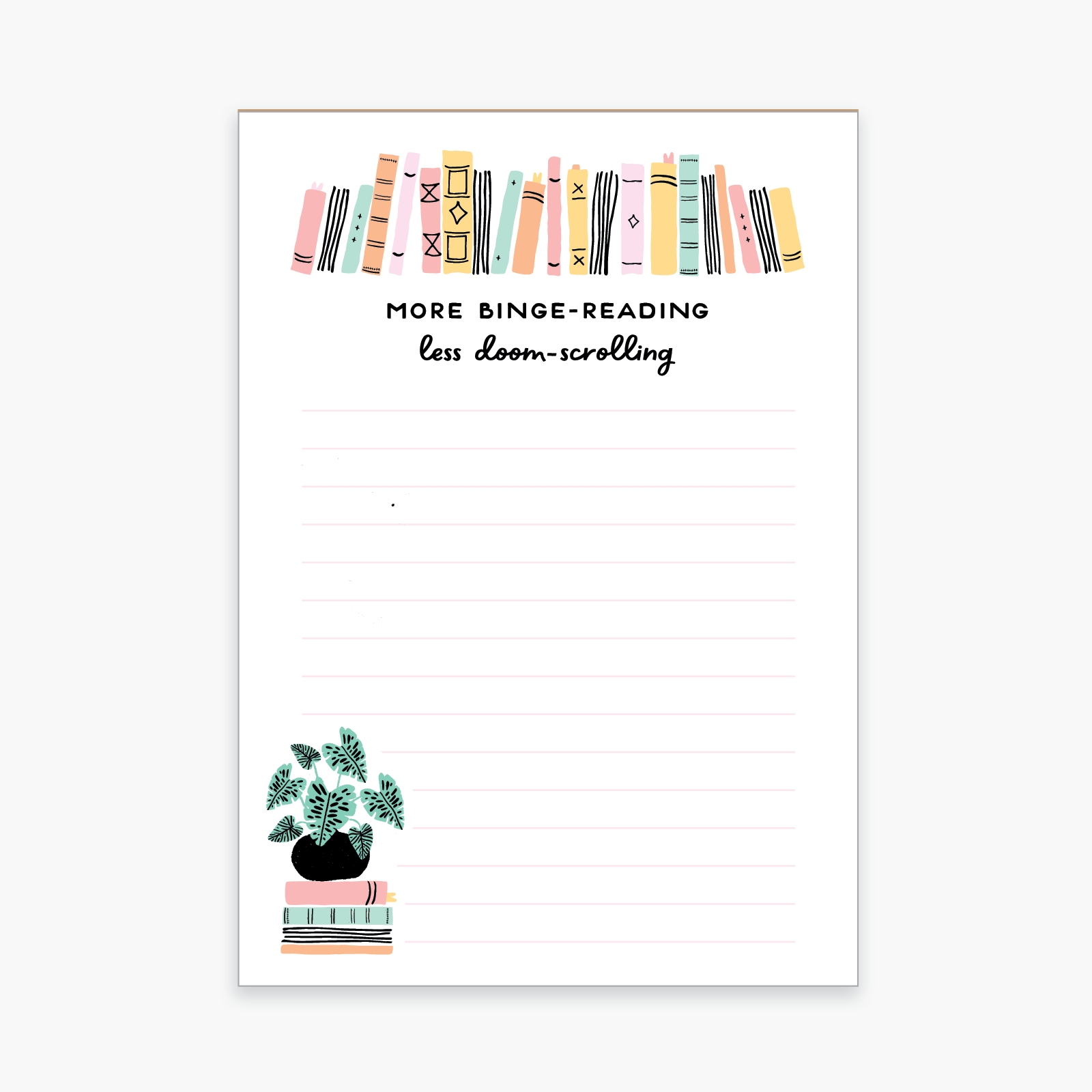 Binge Reading Notepad
