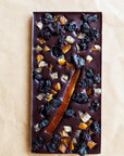 Orange Confit and Cherries Chocolate Bar