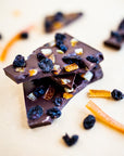 Orange Confit and Cherries Chocolate Bar