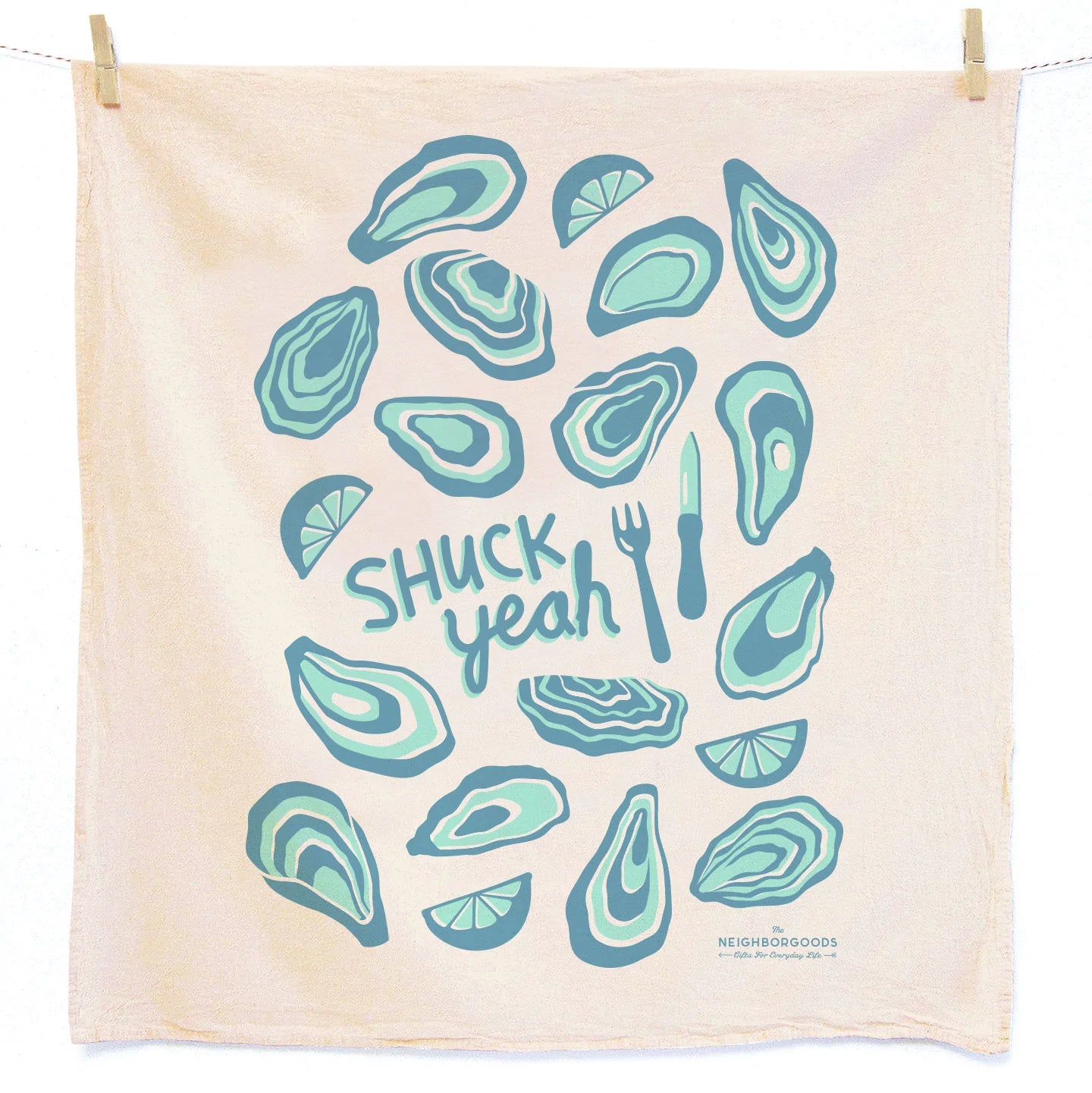 Fresh Oysters Dish Towel Set