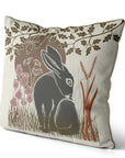 Hare & Wheat Pillow