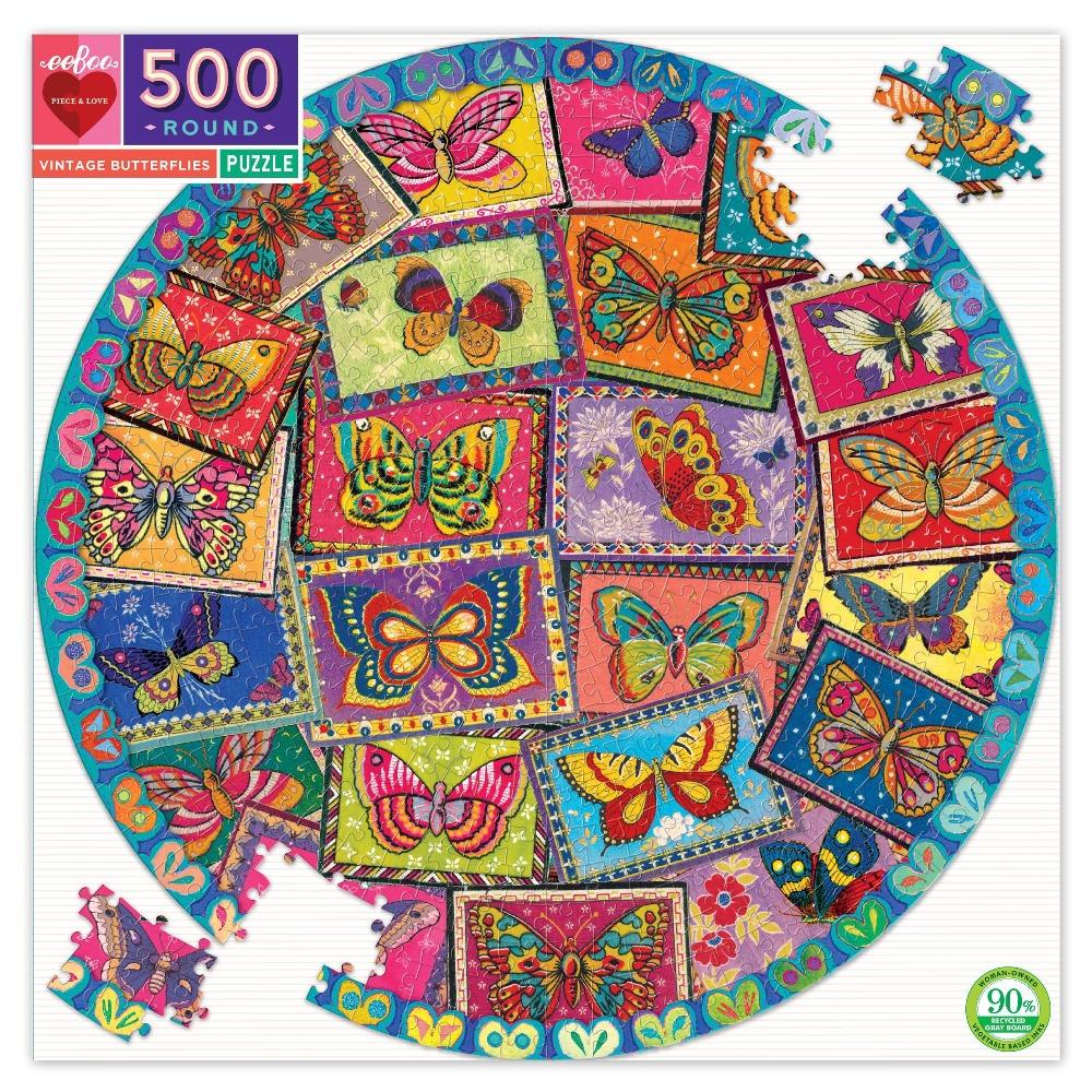 Vintage Butterflies Puzzle