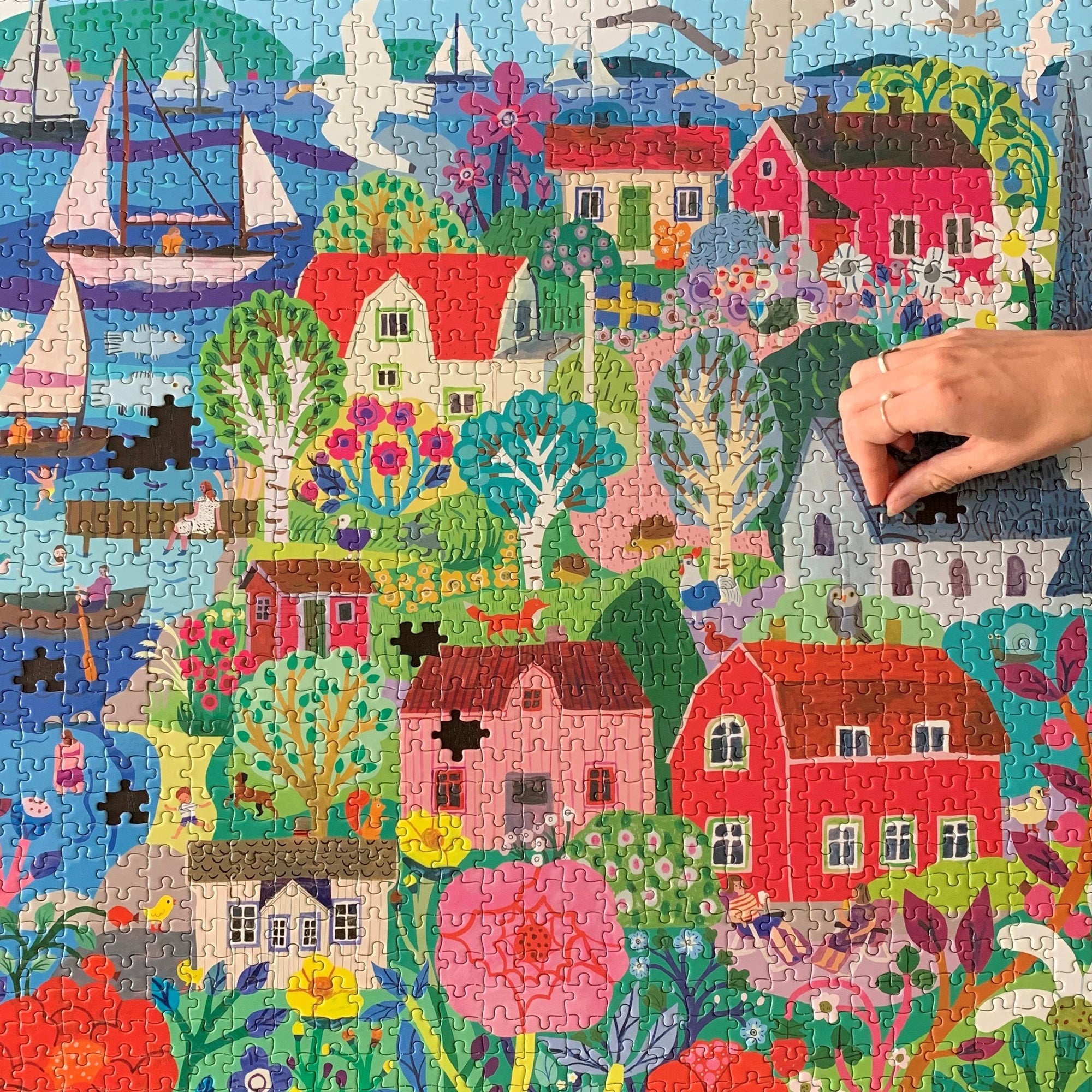 Swedish Fishing Village Puzzle