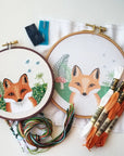 Red Fox Embroidery Kit