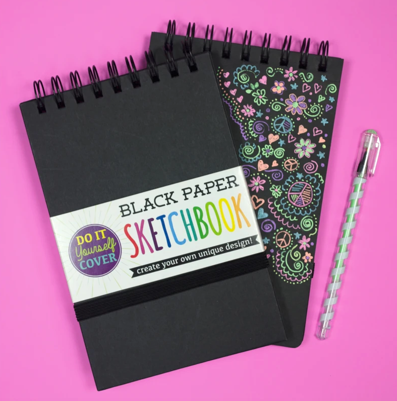 DIY Black Sketchbook