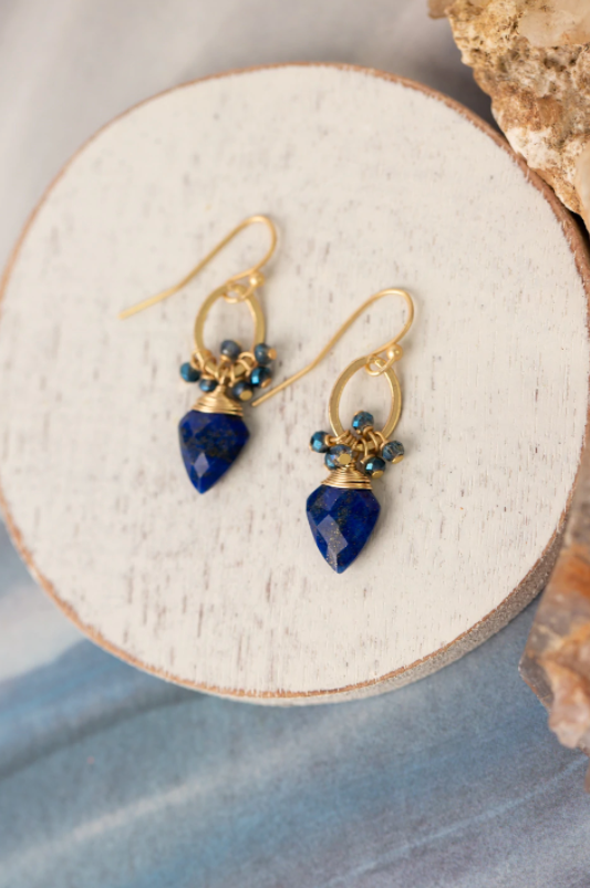 Starry Night Lapis Earrings