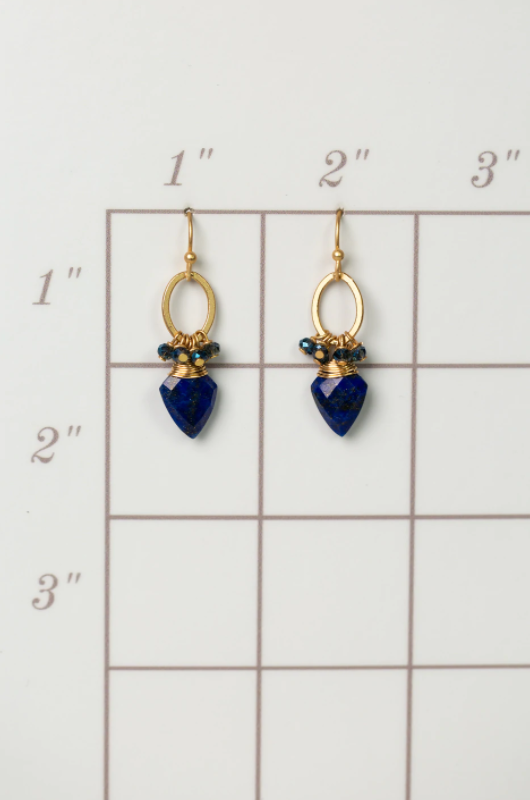 Starry Night Lapis Earrings