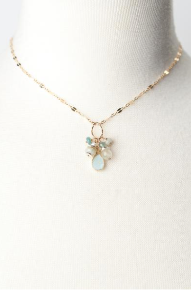 Serenity Short Cluster Necklace