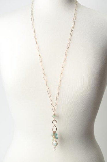 Serenity Infinity Tassel Necklace